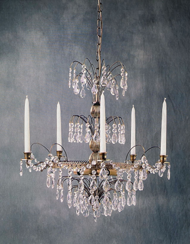 Brilliant, graceful and sparkling crystal chandelier creates the atmosphere, a ceiling lamp for every home